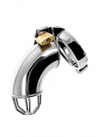 Серебристый мужской пояс верности TOYFA Metal - ToyFa - купить с доставкой в Воронеже