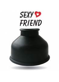 Чёрная уплотнительная насадка для помпы - размер S - 1137 - в Воронеже купить с доставкой