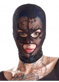 Кружевная маска-балаклава с отверстиями для глаз и рта - Orion - купить с доставкой в Воронеже