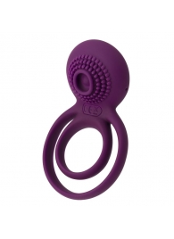 Фиолетовое эрекционное виброкольцо Tammy с подхватом мошонки - Svakom - в Воронеже купить с доставкой