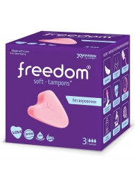 Женские гигиенические тампоны без веревочки FREEDOM normal - 3 шт. - Freedom - купить с доставкой в Воронеже