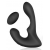 Черный силиконовый вибромассажер простаты с пультом ДУ - Sex Expert - в Воронеже купить с доставкой