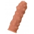 Телесная реалистичная насадка KOKOS Extreme Sleeve 11 с дополнительной стимуляцией - 12,7 см. - KOKOS - в Воронеже купить с доставкой