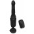Черный вибромассажер с функцией поступательных движений Ass Thruster - Pipedream - купить с доставкой в Воронеже