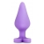 Фиолетовая анальная пробка Naughty Candy Heart Do Me Now - 8,9 см. - Blush Novelties - купить с доставкой в Воронеже