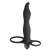 Черная вибронасадка для двойного проникновения Flirtini - 15,9 см. - Lola Games - купить с доставкой в Воронеже