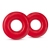 Набор из 2 красных эрекционных колец DONUT RINGS OVERSIZED - Blush Novelties - в Воронеже купить с доставкой