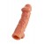Телесная насадка на фаллос с отверстием для мошонки EXTREME SLEEVE - 15,6 см. - KOKOS - в Воронеже купить с доставкой