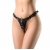 Черные трусики для страпона Sophie - БДСМ Арсенал - купить с доставкой в Воронеже