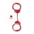 Красные стальные наручники - Le Frivole - купить с доставкой в Воронеже