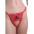Красные трусики со штырьком - Sitabella - купить с доставкой в Воронеже