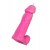 Розовая свеча в форме пениса - 13 см. - Pecado - купить с доставкой в Воронеже