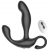 Черный вибромассажер простаты с эффектом фингеринга и пультом ДУ - Secwell - в Воронеже купить с доставкой