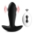 Черный массажер простаты с вибрацией, эффектом маятника и пультом ДУ - Secwell - в Воронеже купить с доставкой