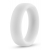 Белое люминесцентное эрекционное кольцо Silicone Glo Cock Ring - Blush Novelties - в Воронеже купить с доставкой