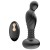 Черный массажер простаты с вибрацей и возвратно-поступательными движениями - Boys of Toys - в Воронеже купить с доставкой