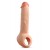 Телесная насадка-удлинитель Thrive 8.75 Inch Realistic Penis Extender Sleeve - 22,2 см. - Blush Novelties - в Воронеже купить с доставкой
