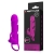 Лиловая вибронасадка на пенис с подхватом мошонки - Baile - в Воронеже купить с доставкой