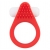 Красное эрекционное кольцо LIT-UP SILICONE STIMU RING 1 RED - Dream Toys - в Воронеже купить с доставкой