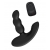 Черный силиконовый стимулятор простаты Levett Nitoc с пультом ДУ - Levett - в Воронеже купить с доставкой