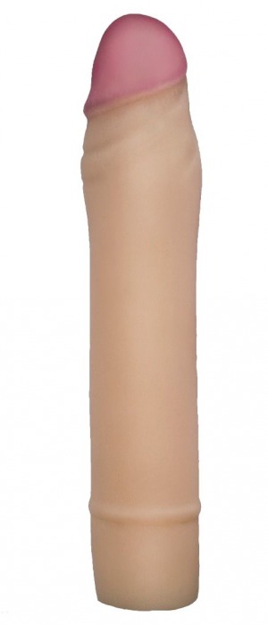 Телесная насадка-удлинитель из неоскин - 19,5 см. - LOVETOY (А-Полимер) - в Воронеже купить с доставкой