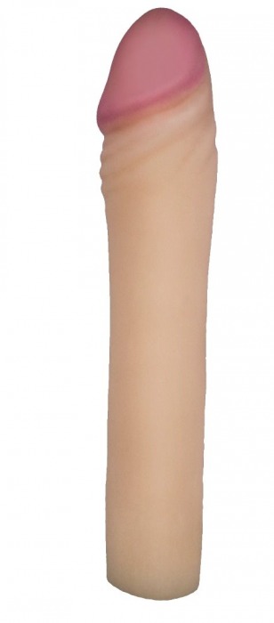 Телесная насадка-удлинитель из неоскин - 20 см. - LOVETOY (А-Полимер) - в Воронеже купить с доставкой