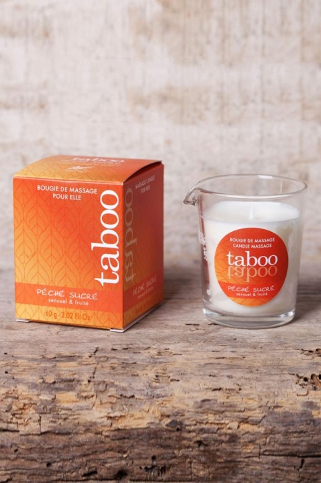 Массажное аромамасло с афродизиаками для женщин RUF Taboo Peche sucre - 60 гр. - RUF - купить с доставкой в Воронеже