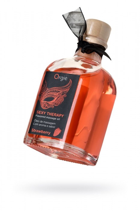 Массажное масло Orgie Lips Massage со вкусом клубники - 100 мл. - ORGIE - купить с доставкой в Воронеже