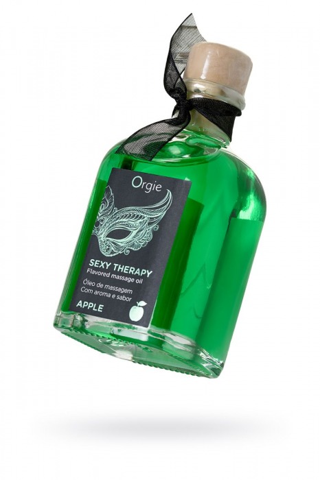 Массажное масло Orgie Lips Massage со вкусом яблока - 100 мл. - ORGIE - купить с доставкой в Воронеже