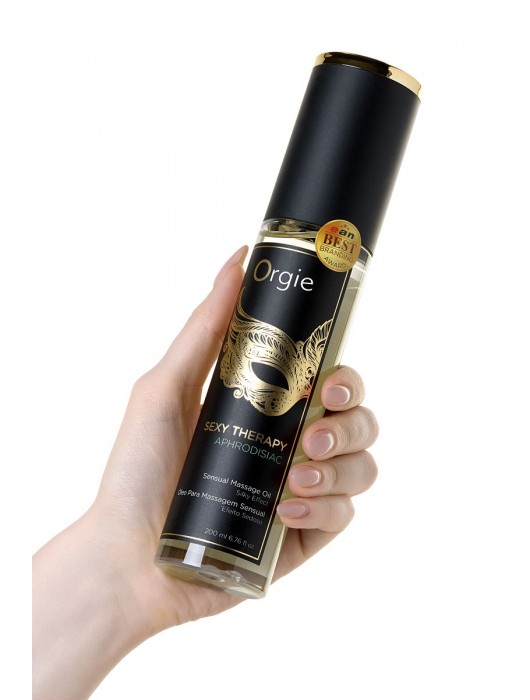 Минеральное массажное масло Orgie Sexy Therapy Afrodisiac - 200 мл. - ORGIE - купить с доставкой в Воронеже