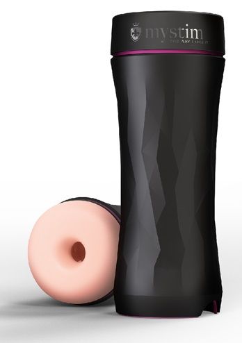 Мастурбатор-анус Opus E Donut с возможностью подключения электростимуляции - MyStim - купить с доставкой в Воронеже