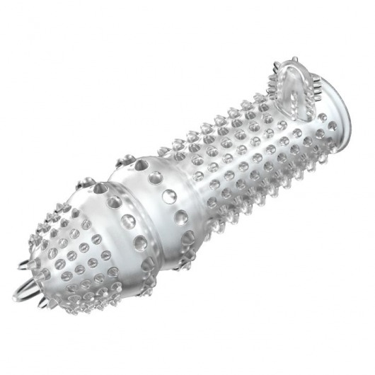 Закрытая прозрачная насадка Crystal sleeve - 14,2 см. - Erowoman-Eroman - в Воронеже купить с доставкой