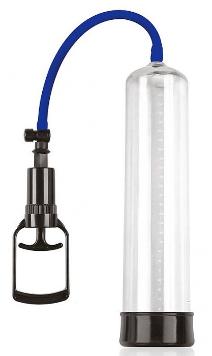 Прозрачная вакуумная помпа Sex Expert со шкалой - Sex Expert - в Воронеже купить с доставкой