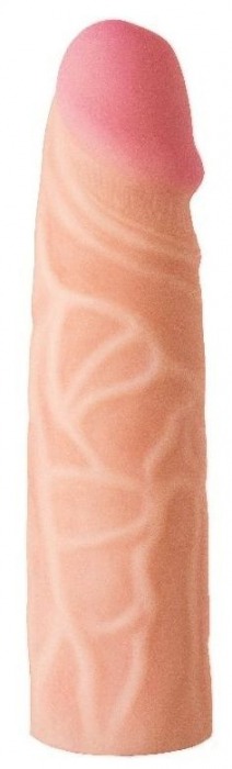 Телесная насадка на Harness с коннектором GREEN LINE - 18 см. - LOVETOY (А-Полимер) - купить с доставкой в Воронеже