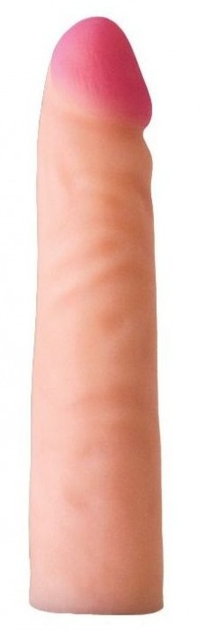 Телесная насадка на Harness с коннектором GREEN LINE - 17,5 см. - LOVETOY (А-Полимер) - купить с доставкой в Воронеже