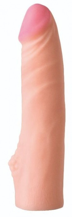 Телесная насадка на Harness с коннектором RED LINE  - 19,5 см. - LOVETOY (А-Полимер) - купить с доставкой в Воронеже