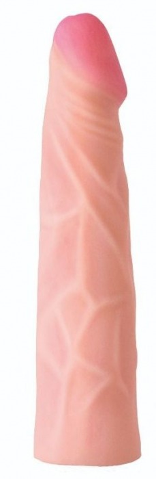 Телесная насадка на Harness с коннектором RED LINE - 19 см. - LOVETOY (А-Полимер) - купить с доставкой в Воронеже