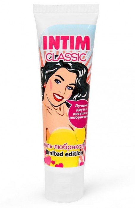 Гель-лубрикант на водной основе INTIM CLASSIC Limited Edition - 50 гр. - Биоритм - купить с доставкой в Воронеже