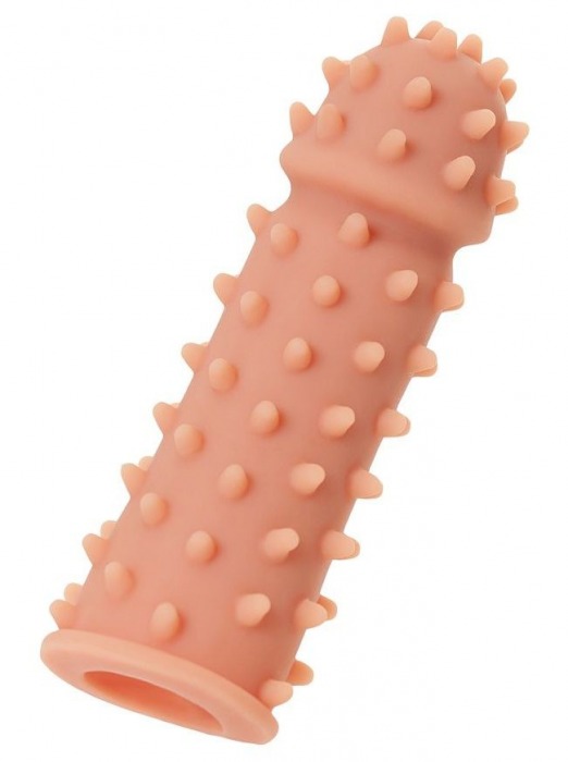 Телесная реалистичная насадка KOKOS Extreme Sleeve 03 с дополнительной стимуляцией - 12,7 см. - KOKOS - в Воронеже купить с доставкой