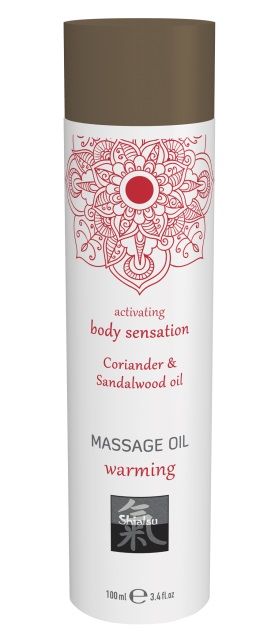 Массажное масло с ароматом кориандра с добавлением сандалового масла - 100 мл. - Shiatsu - купить с доставкой в Воронеже