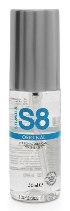 Универсальный лубрикант на водной осноdе S8 Original Lube - 50 мл. - Stimul8 - купить с доставкой в Воронеже