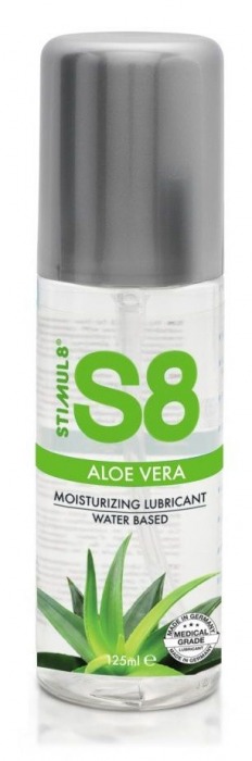 Лубрикант на водной основе S8 Aloe Vera Lube - 125 мл. - Stimul8 - купить с доставкой в Воронеже