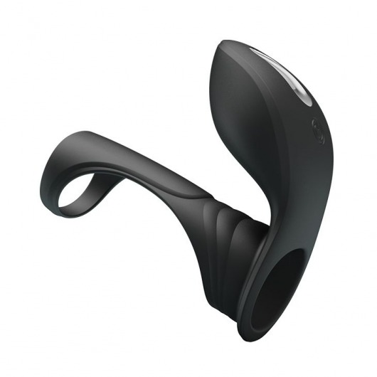 Черная насадка на пенис с вибрацией Vibration Penis Sleeve II - Baile - в Воронеже купить с доставкой