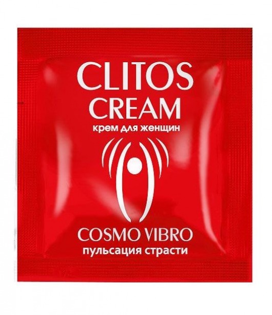 Пробник возбуждающего крема для женщин Clitos Cream - 1,5 гр. - Биоритм - купить с доставкой в Воронеже