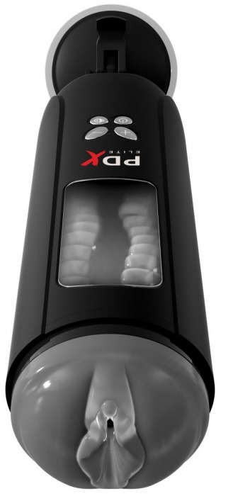 Серый мастурбатор-вагина с функцией переминания Ultimate Milker - Pipedream - в Воронеже купить с доставкой