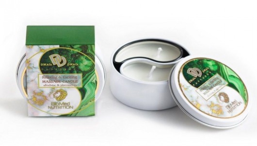 Массажная свеча  Малахитовый сон - БиоМед - купить с доставкой в Воронеже