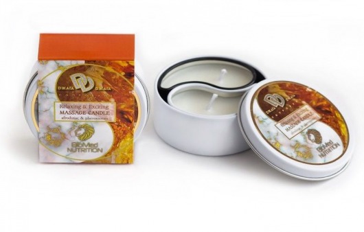 Массажная свеча  Янтарное утро - БиоМед - купить с доставкой в Воронеже