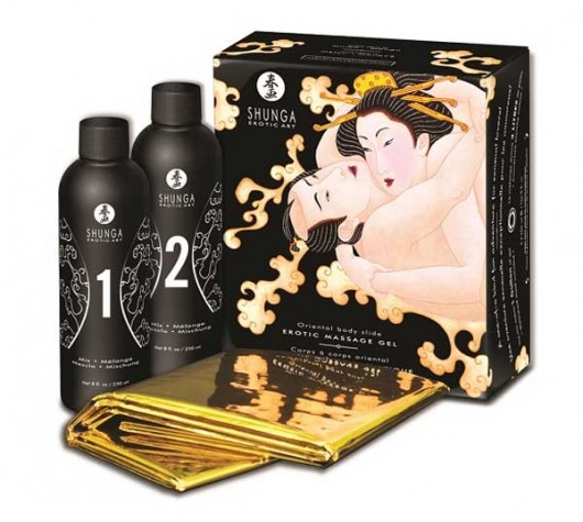 Массажный гель с ароматом дыни и манго - Shunga - купить с доставкой в Воронеже