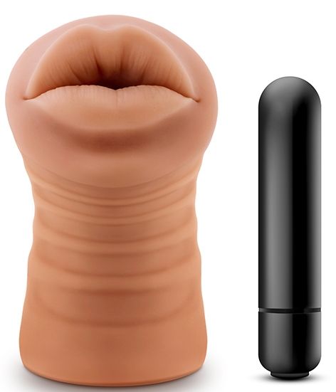 Кофейный мастурбатор-ротик Isabella - Blush Novelties - в Воронеже купить с доставкой