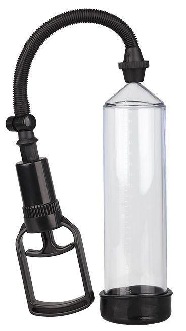 Прозрачная вакуумная помпа TRIGGER HANDLE PENIS PUMP - Dream Toys - в Воронеже купить с доставкой
